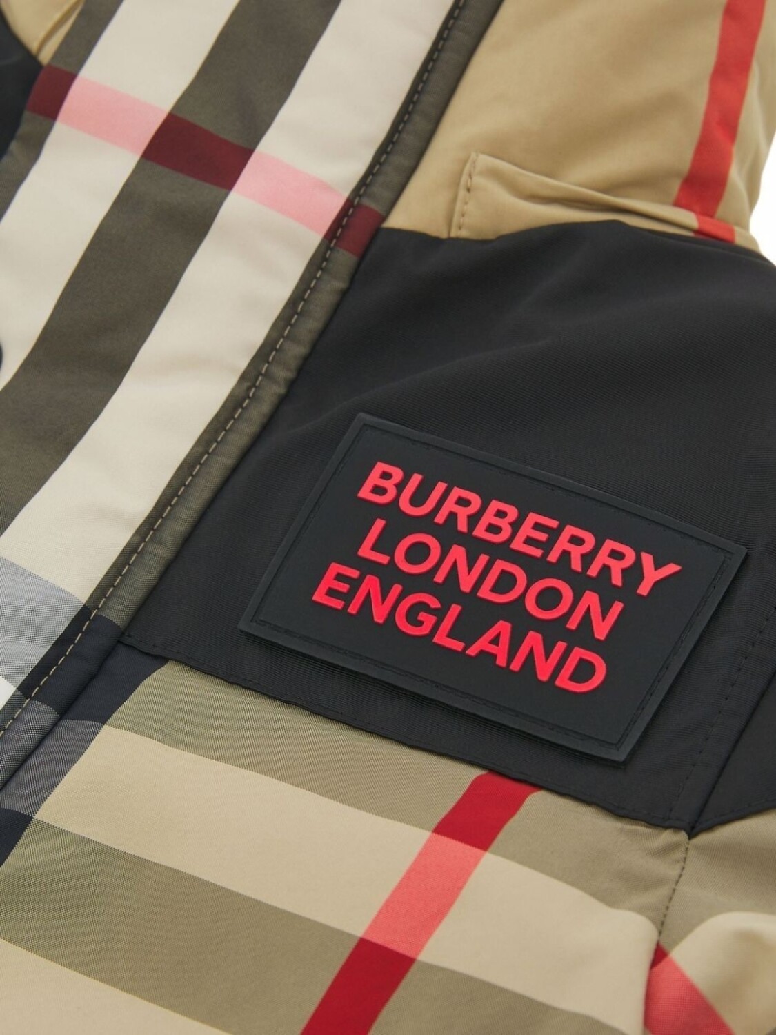 Burberry Kids пуховик со съемным капюшоном, нейтральный цвет — фото 4