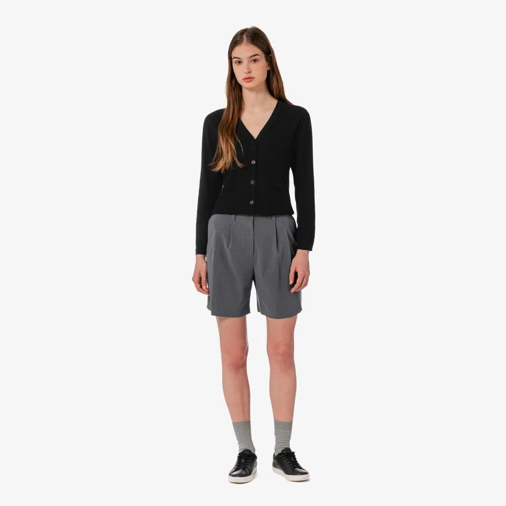 Шорты-бермуды Lacoste, меланжевый серый