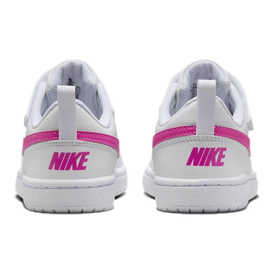 Кроссовки Nike Court Borough Kids Skateboarding Shoes Kids Low-top White/Laser Purple, фиолетовый — фото 4