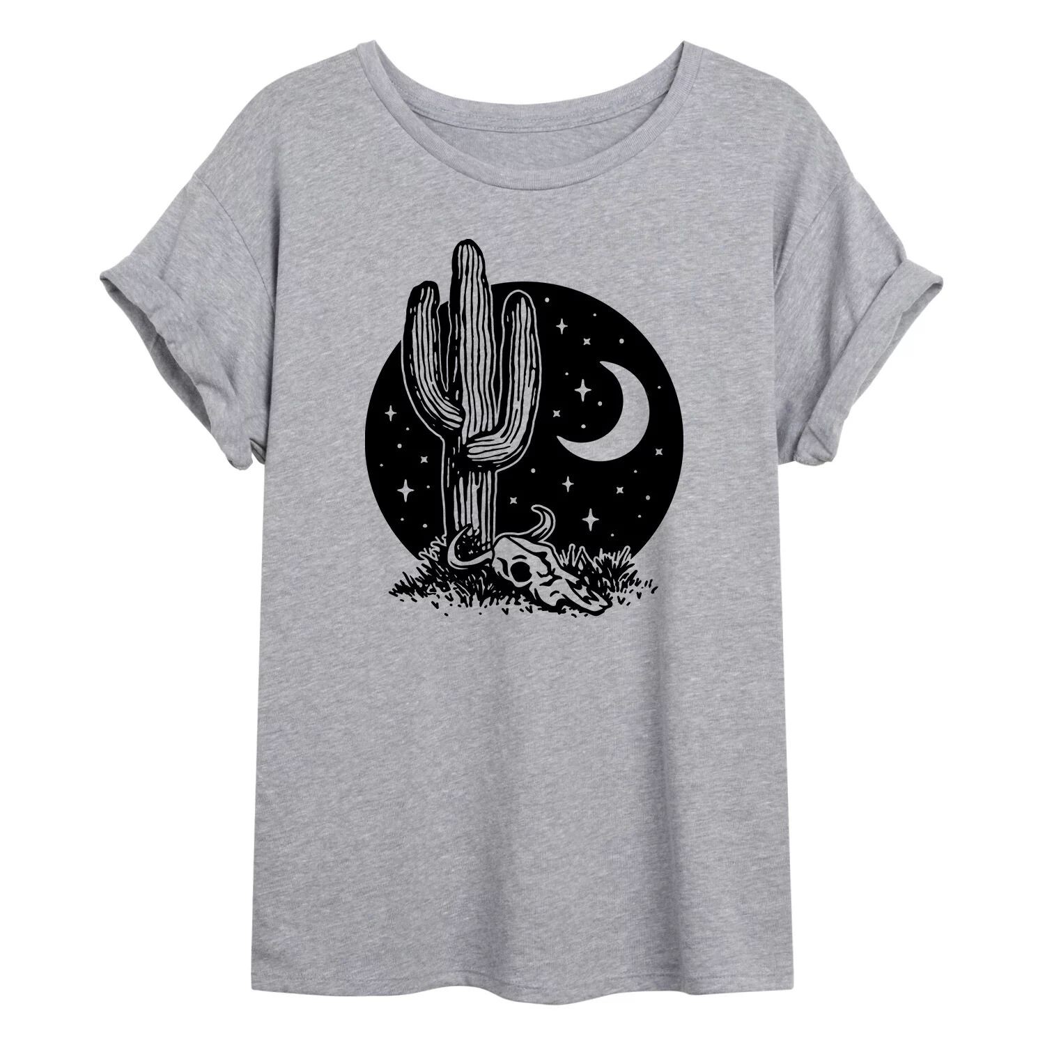 

Футболка оверсайз Junior's Desert Cactus Moon Licensed Character