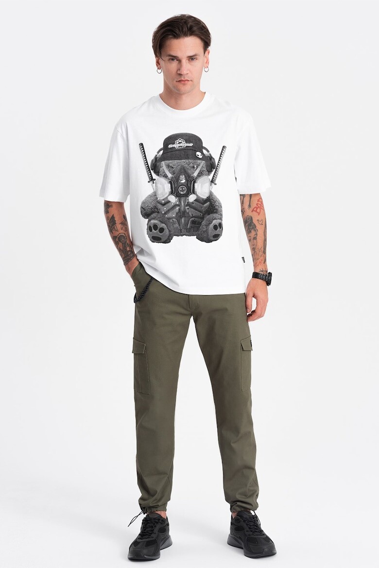 

Брюки-Карго с кулиской по низу Ombre, зеленый