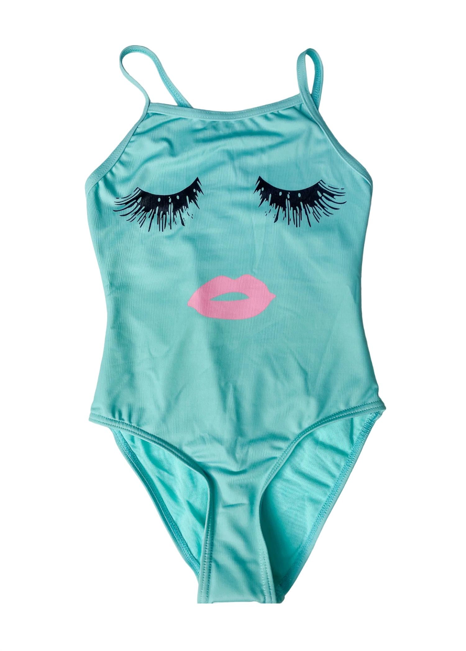 

Детский купальник Facing The Sun One Piece в бирюзовом цвете с бахромой ENVYA