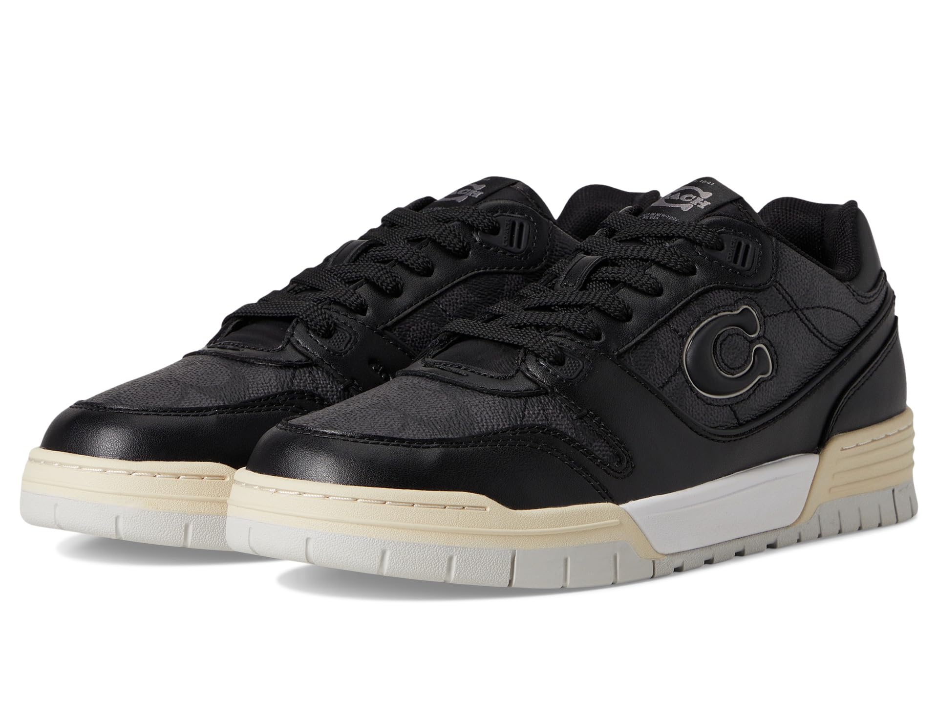 

Кроссовки COACH Soho Sneaker With Signature Canvas, цвет Charcoal/Black