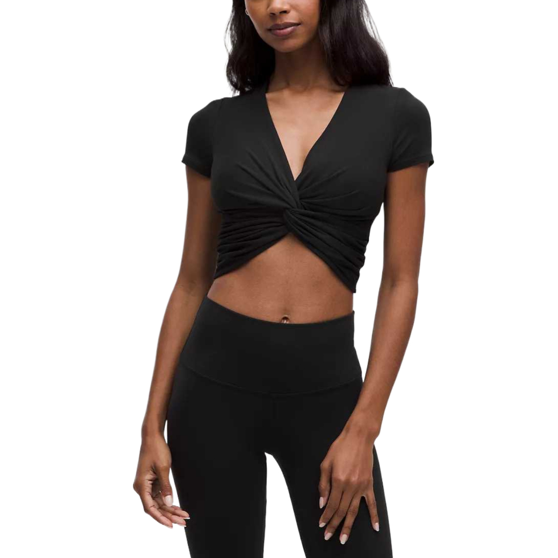 

Майка Modal Silk Regular T Shirt женская Lululemon, черный