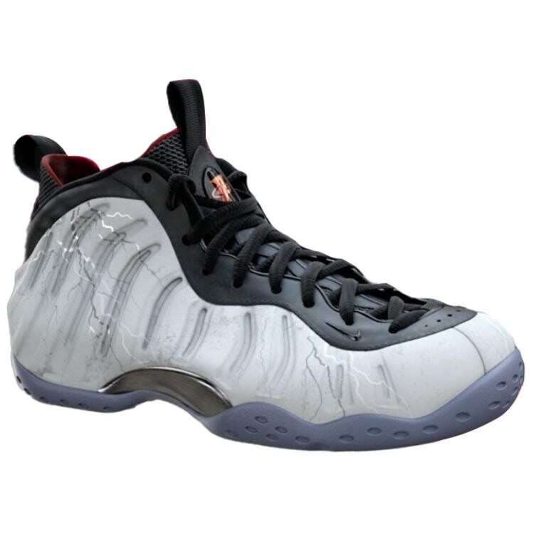Кроссовки Nike Vintage Basketball Shoes Men Mid-top White/gray/black, черный/белый/серый — фото 2