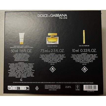 Подарочный набор Dolce & Gabbana The One Eau de Parfum для женщин — 3 предмета — фото 3