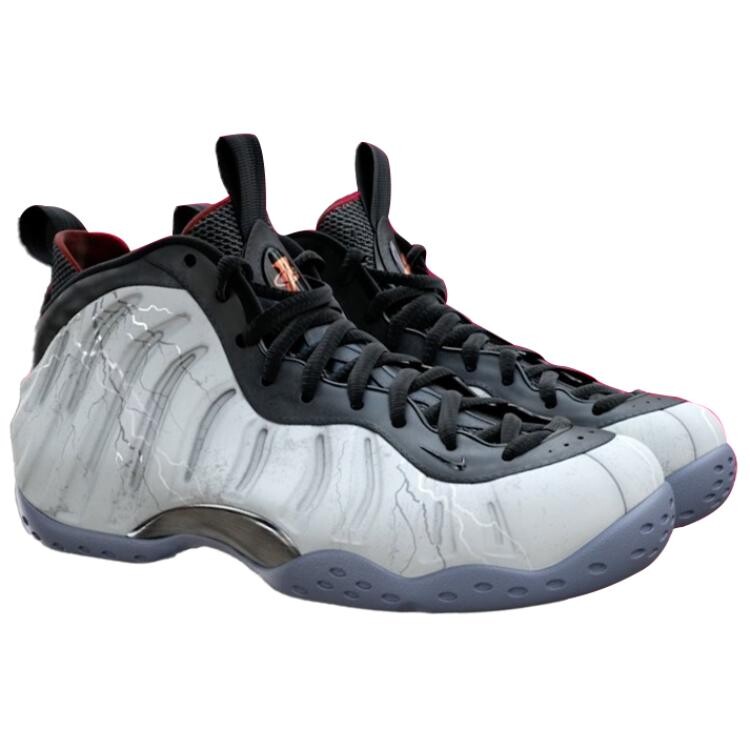 Кроссовки Nike Vintage Basketball Shoes Men Mid-top White/gray/black, черный/белый/серый — фото 4