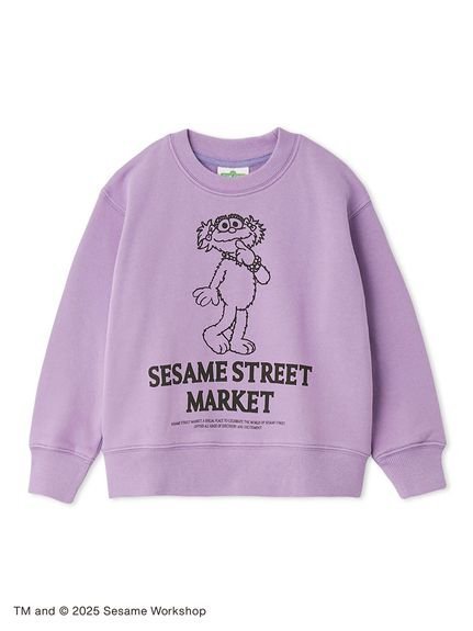Флисовый пуловер Sesame Street Market, PPL[077]