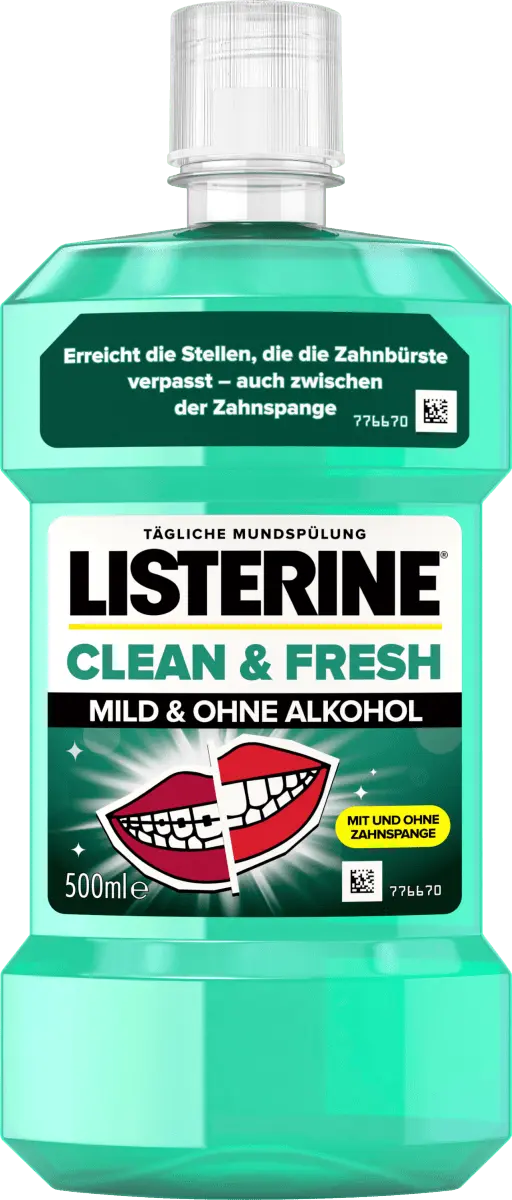 

Ополаскиватель для рта Clean Свежий 500мл Listerine