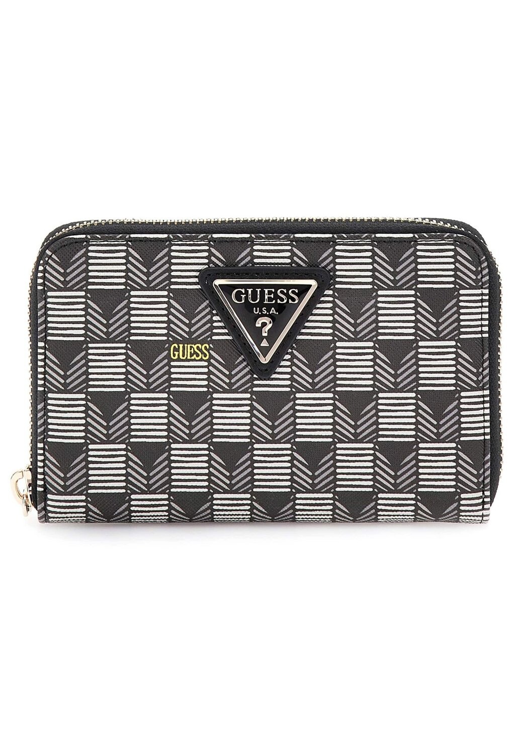 

Кошелек WAVE SLG MEDIUM ZIP AROUND Guess, черный