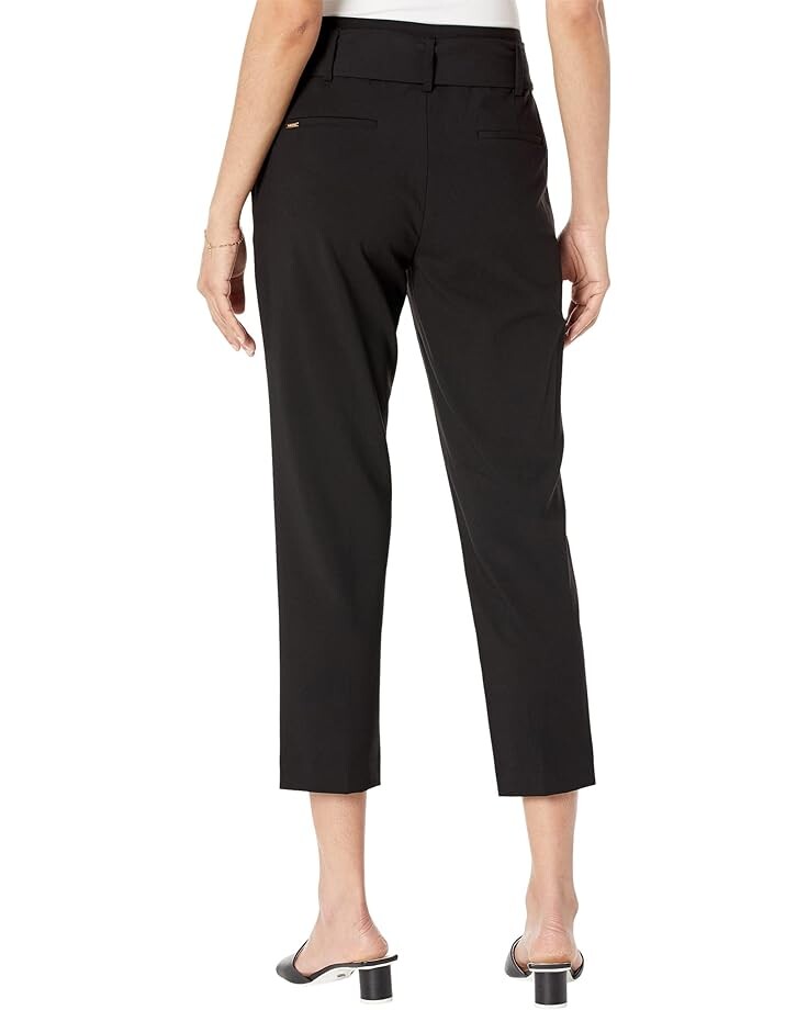 

Брюки DKNY High-Waisted Tie Front Pants, черный