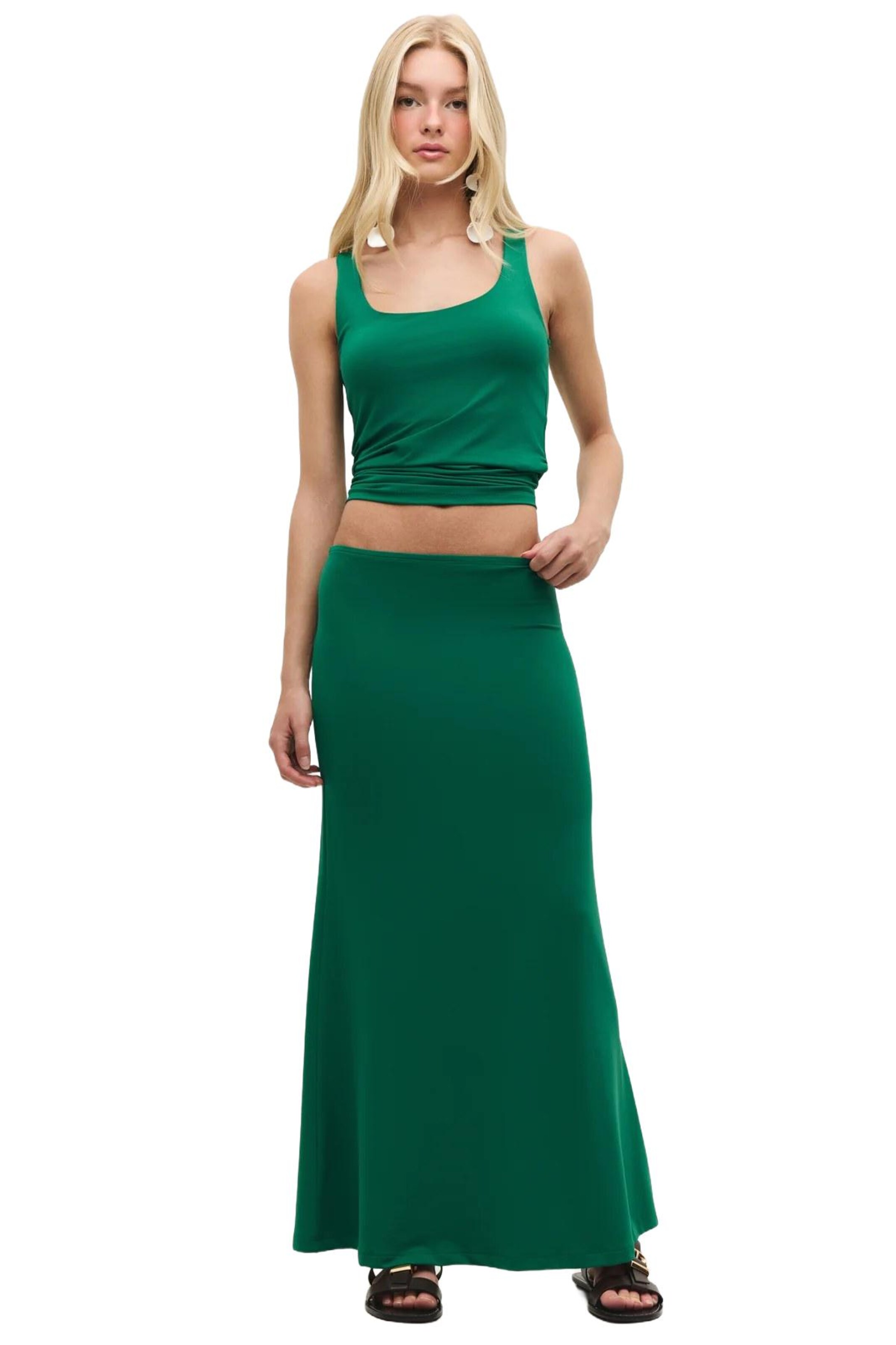 

No Matter What Юбка в зеленом цвете