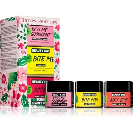 

Подарочный набор «3 шага к мягким губам» (для губ) Beauty Jar