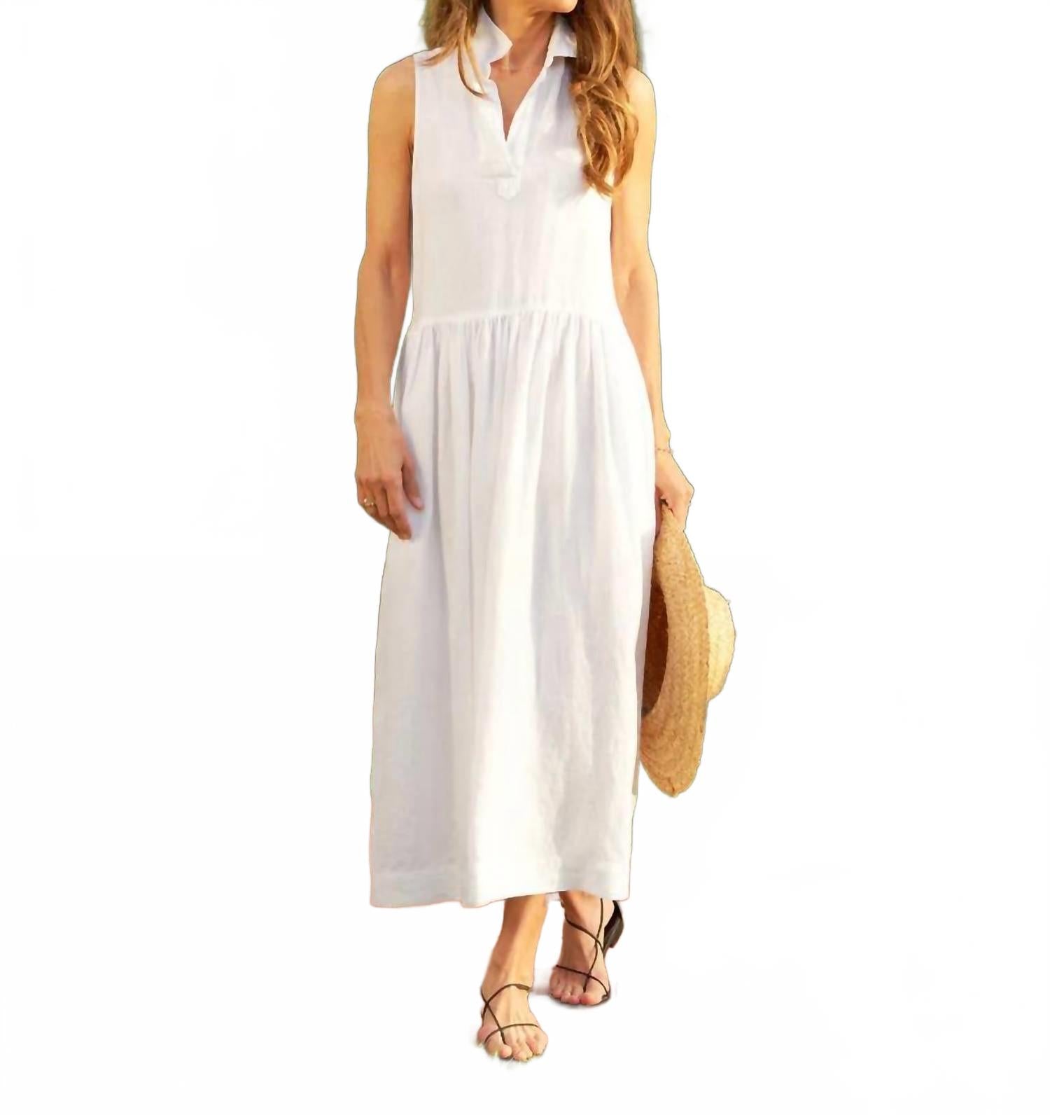 

Дафни Платье-накидка в белом Frank & Eileen