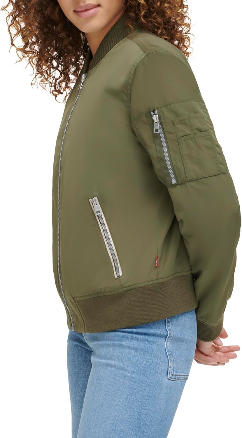 Levi's Levi’s Женская куртка-бомбер Melanie Newport, Army Green — фото 2