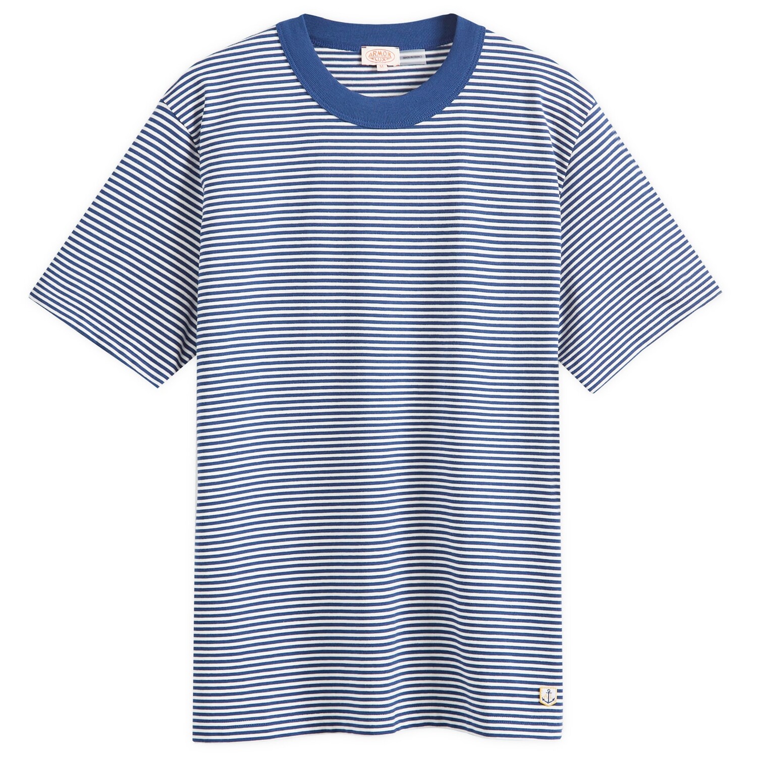 

Футболка Armor-Lux Fine Stripe T-Shirt, цвет Ocean & Milk