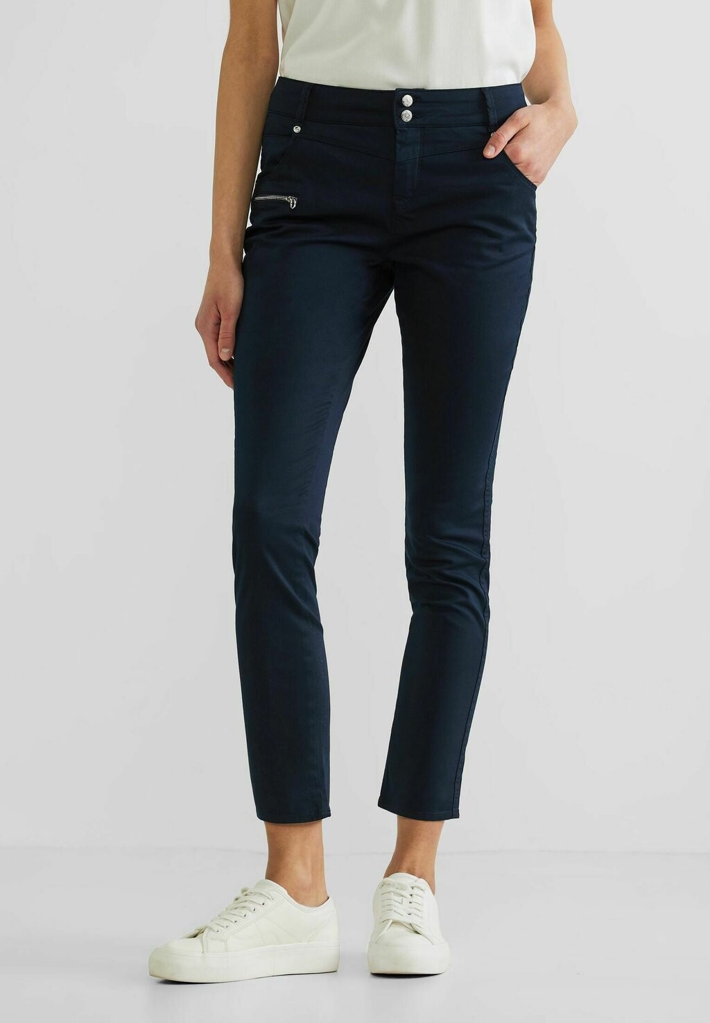 

Брюки MIT ZIPPER Street One, цвет blau