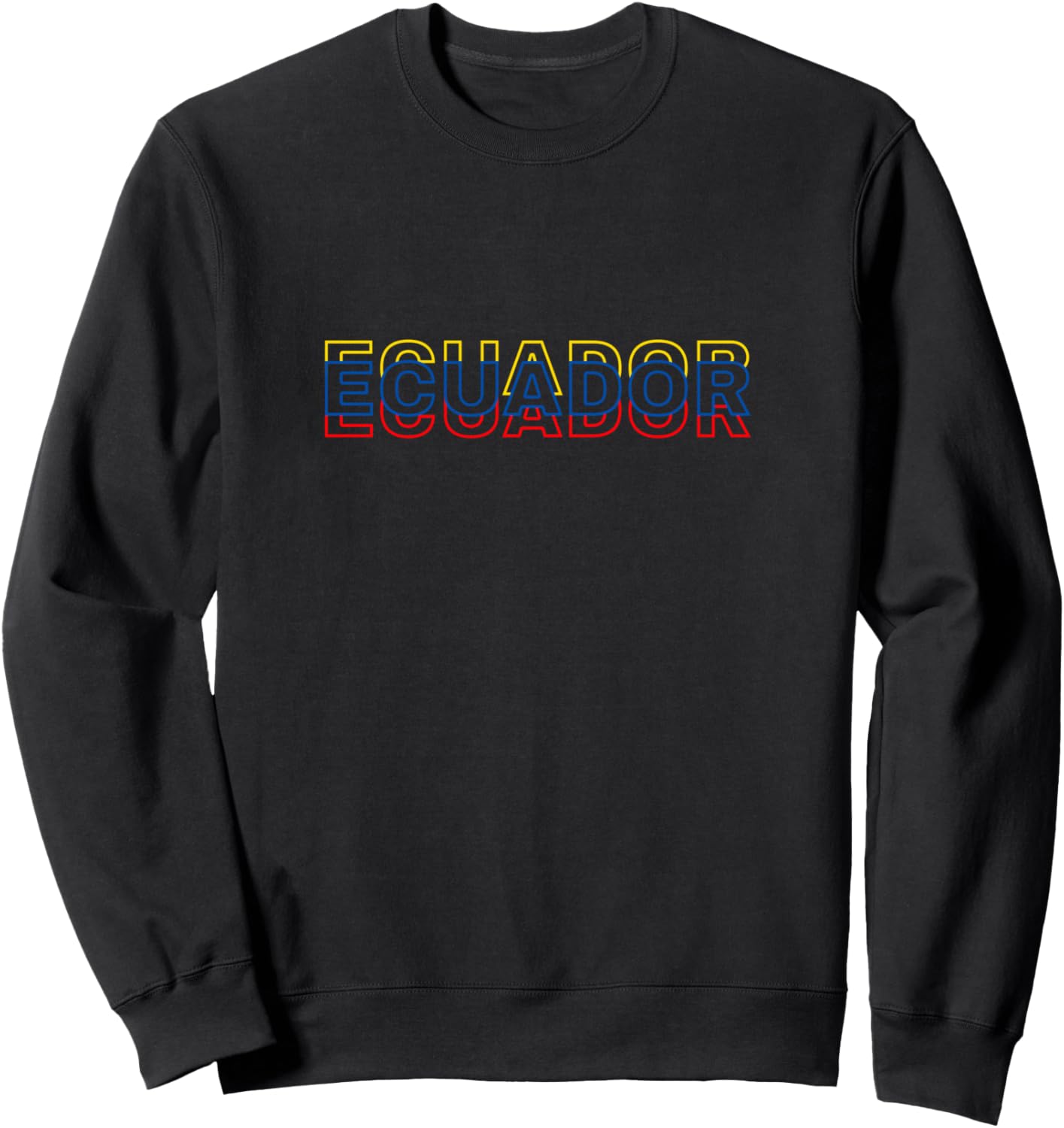 

Толстовка с флагом Эквадора Ecuador, черный