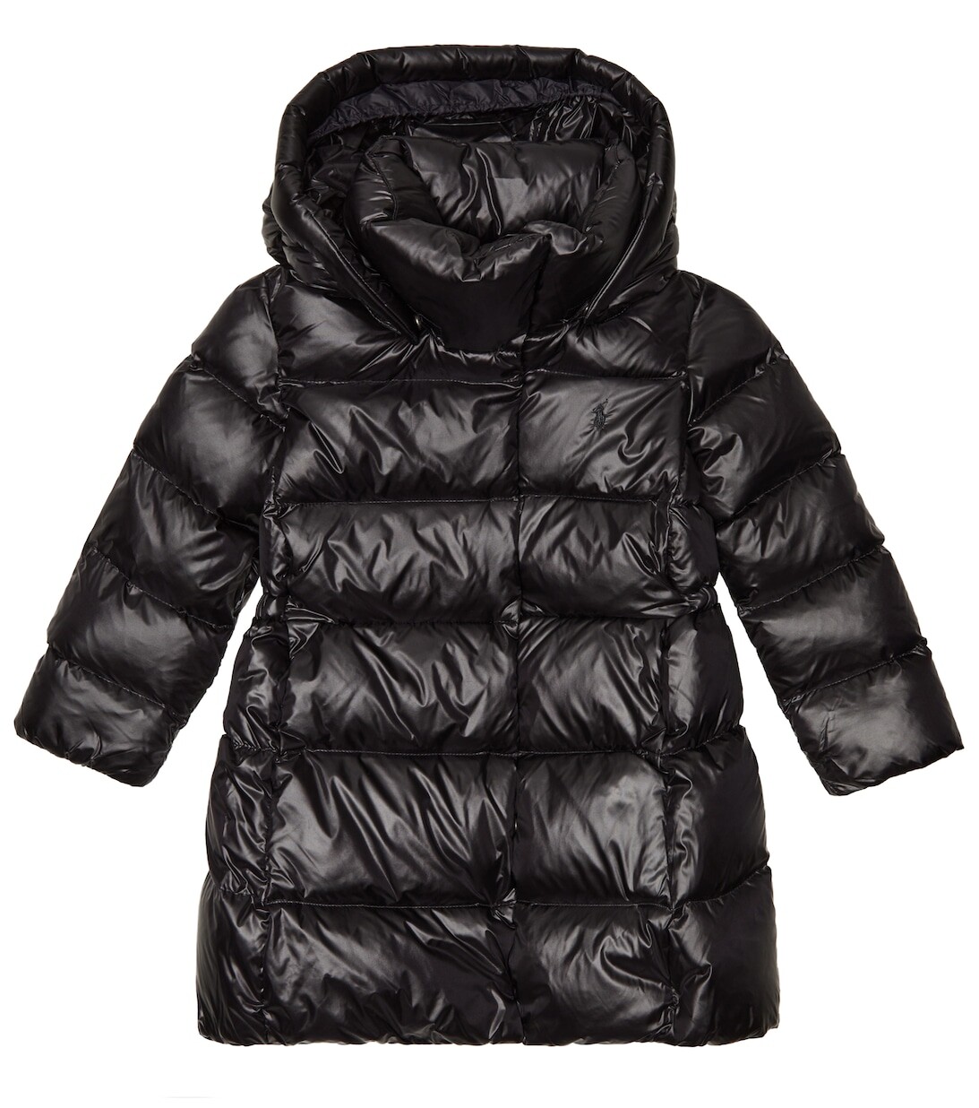

Пуховик с капюшоном Polo Ralph Lauren, черный