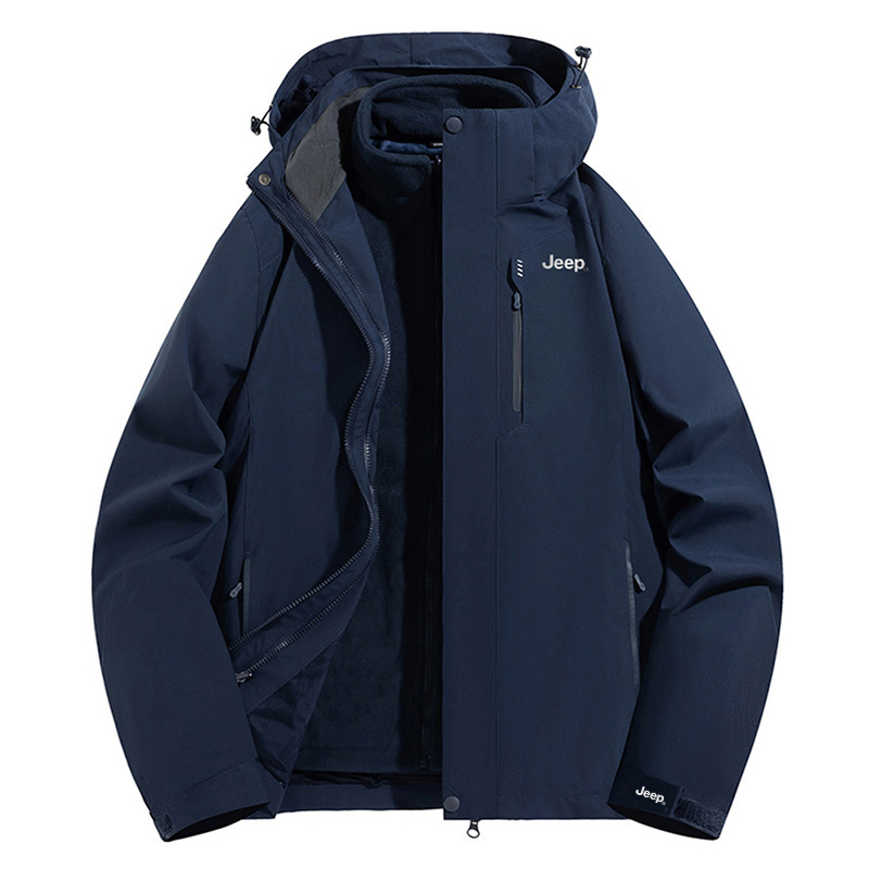 

Jeep Куртка серии Черный рыцарь мужская королевский синий, Royal Blue[Fleece Liner+Triple-Layer Waterproof Shell]