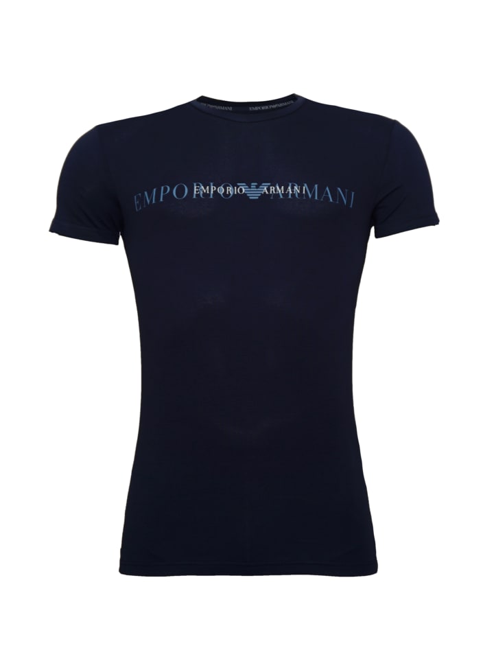 

Футболка Emporio Armani, синий