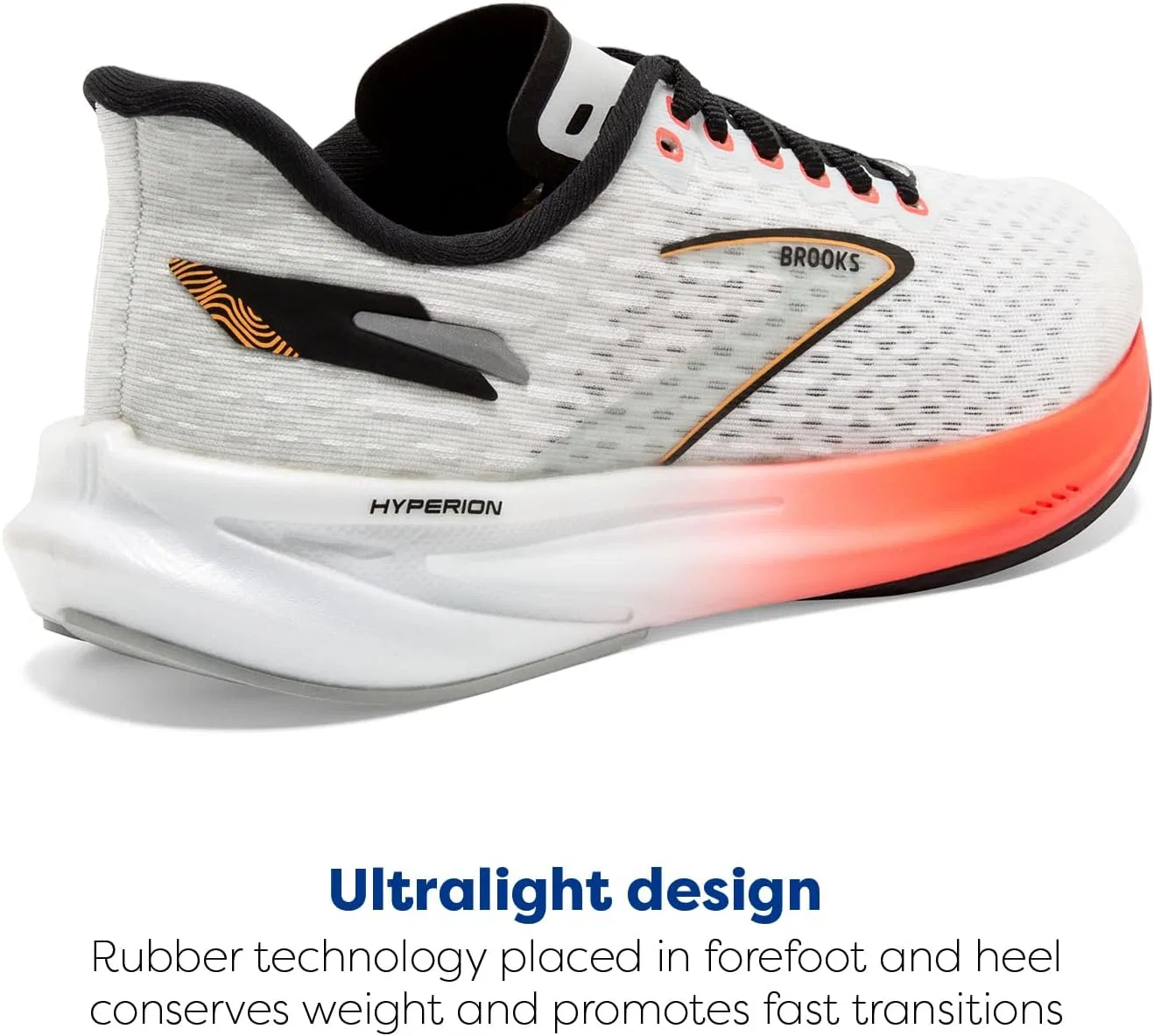 Мужские кроссовки Brooks Hyperion, синий/оранжевый — фото 3