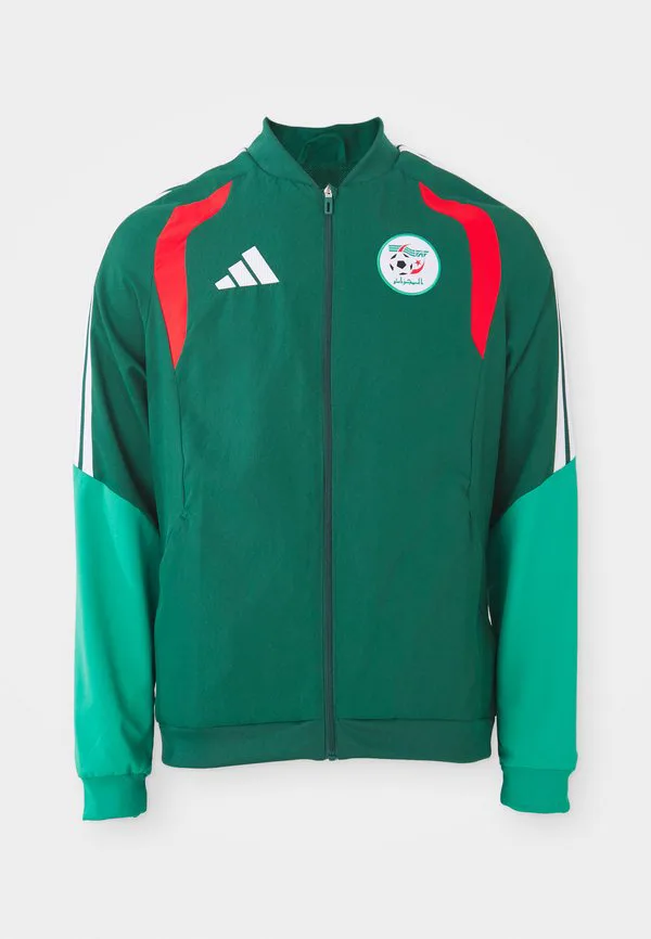 Предматчевая куртка фафа, форма национальной сборной Adidas Performance, Team Dark Green