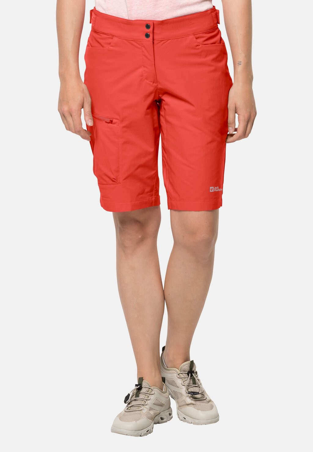 

Шорты для активного отдыха TOURER W Jack Wolfskin, цвет tango orange