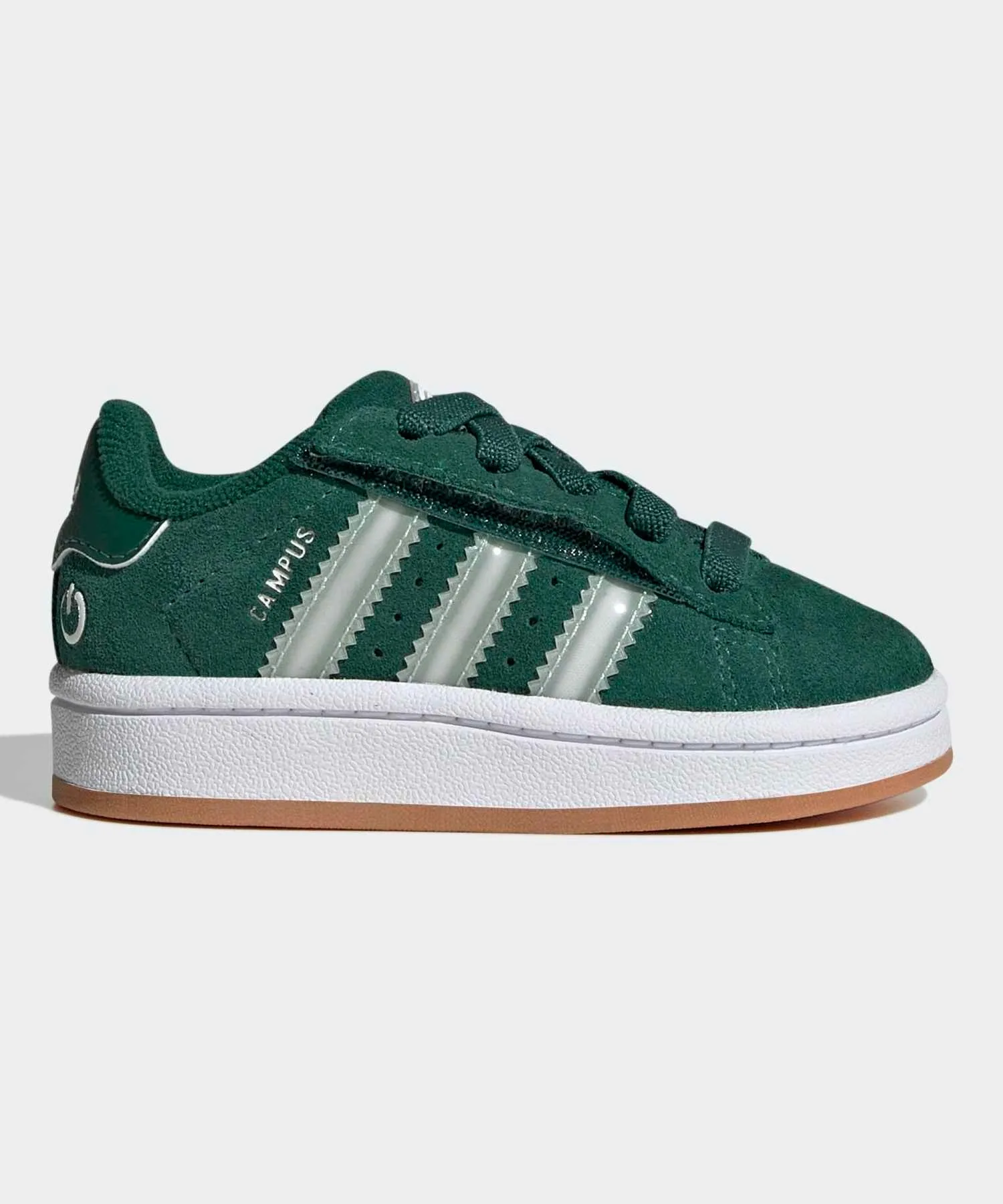 Кроссовки для детей с LED подсветкой adidas Campus 00s зеленые