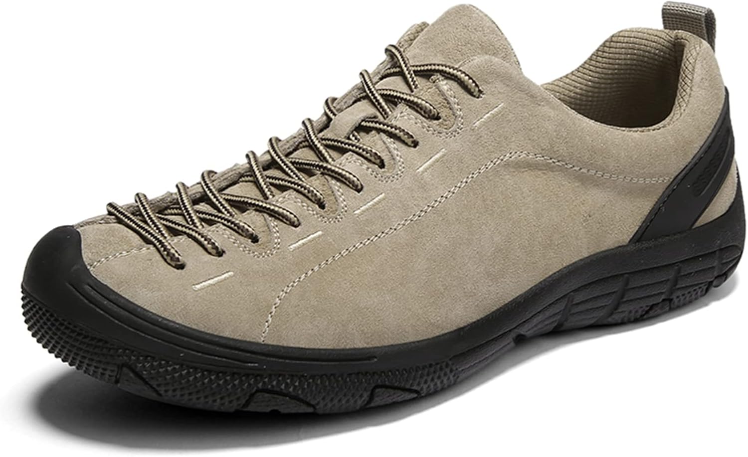 

Мужские водонепроницаемые походные кроссовки Abborora с противоскользящей подошвой, ручная работа, кожаные повседневные туфли, модные кроссовки, хаки