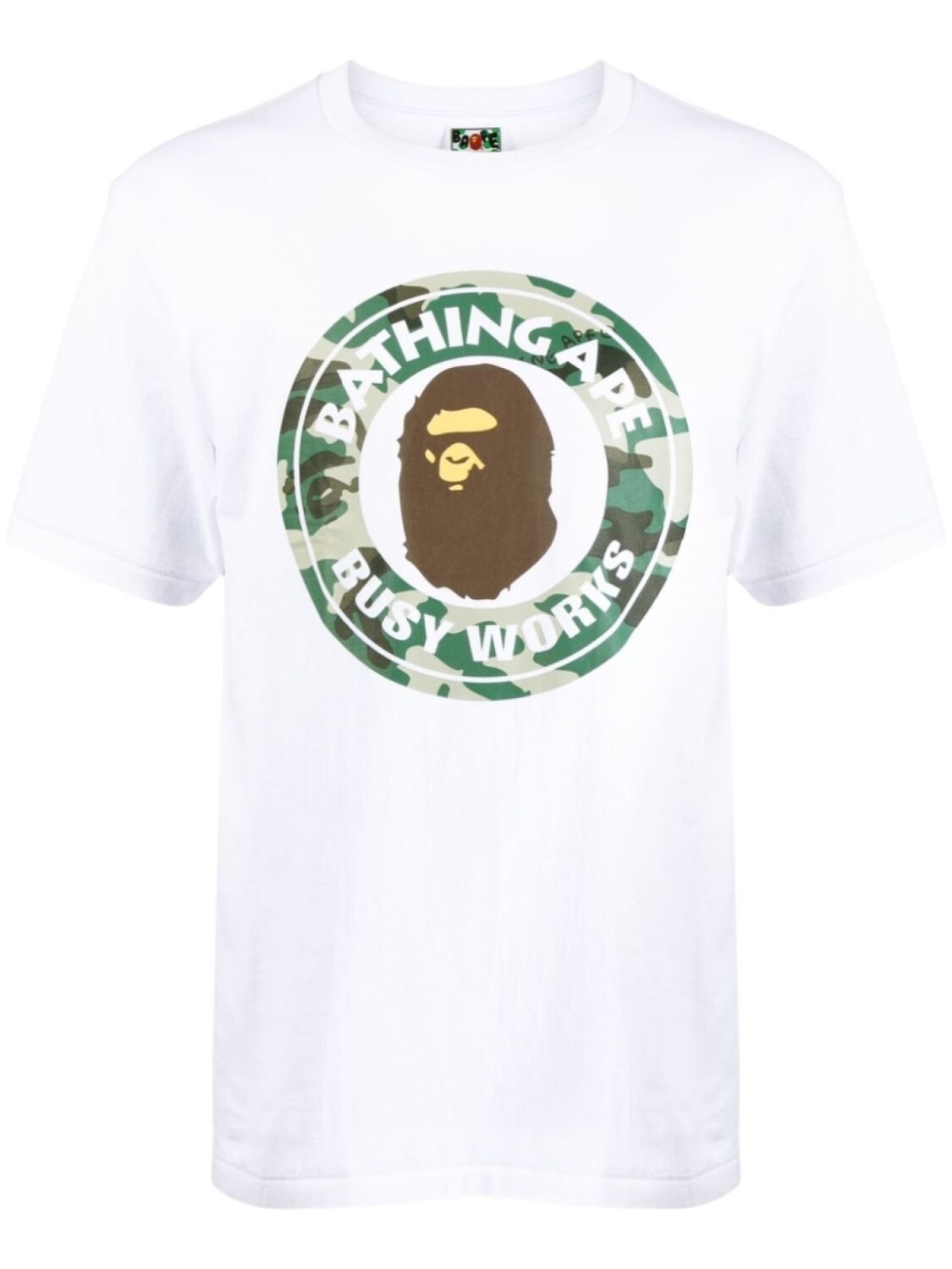 

A BATHING APE футболка с логотипом, белый