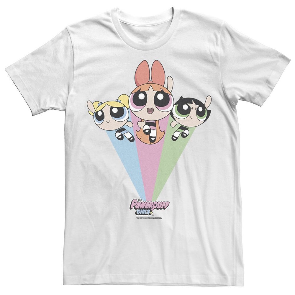 

Мужская футболка Cartoon Network The Powerpuff Girls Group Shot Licensed Character, белый