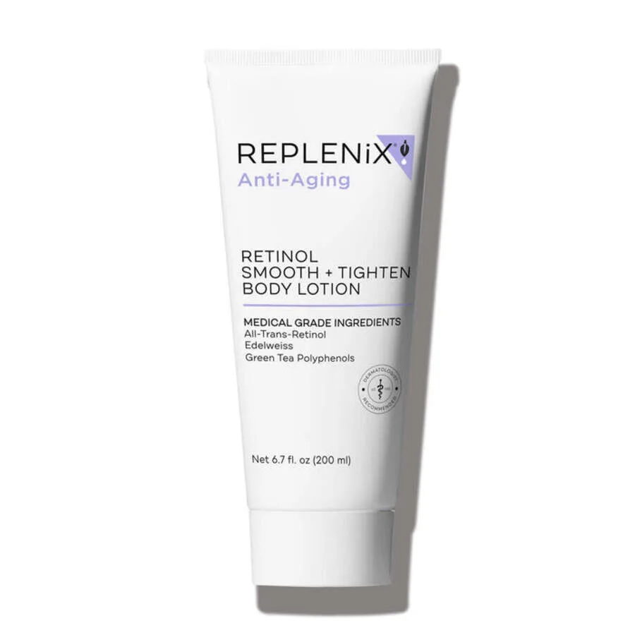 Лосьон для тела Replenix Retinol Smooth + Tighten, 6,7 унции, для ванны и тела 358211880073