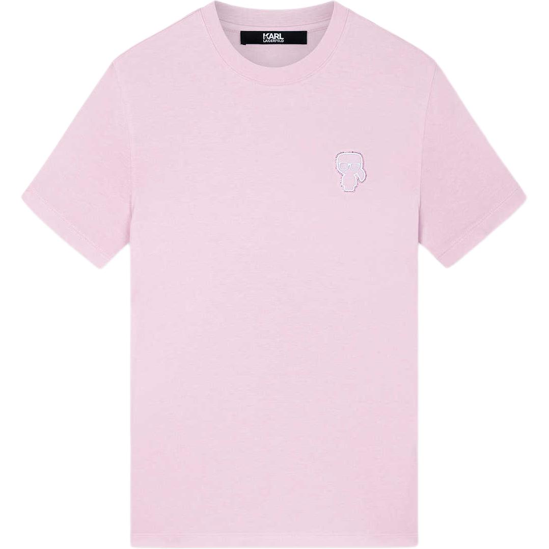 

KARL LAGERFELD / Karl Lagerfeld Jeans Футболка KARL LAGERFELD SS25 мужская светло-розовая, Розовый, KARL LAGERFELD / Karl Lagerfeld Jeans Футболка KARL LAGERFELD SS25 мужская светло-розовая