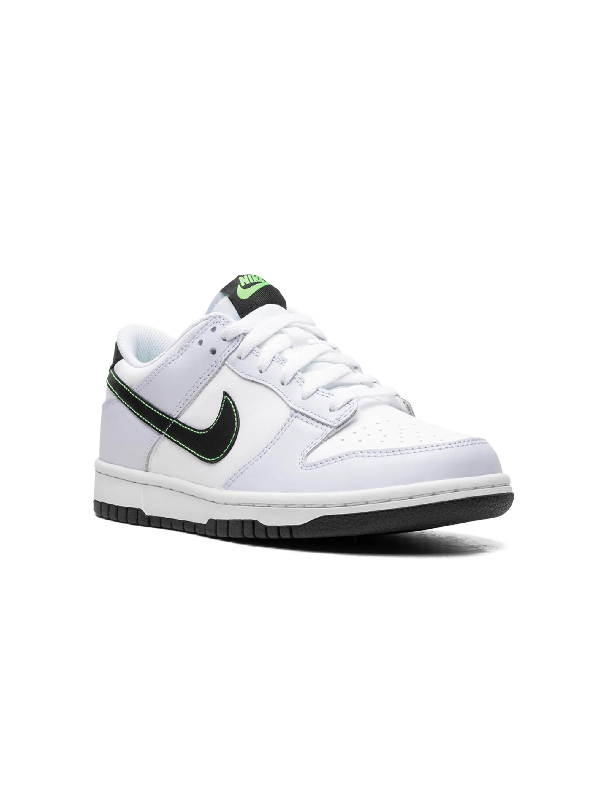 

Кроссовки Dunk Low Grey/Green Strike Nike Kids, серый