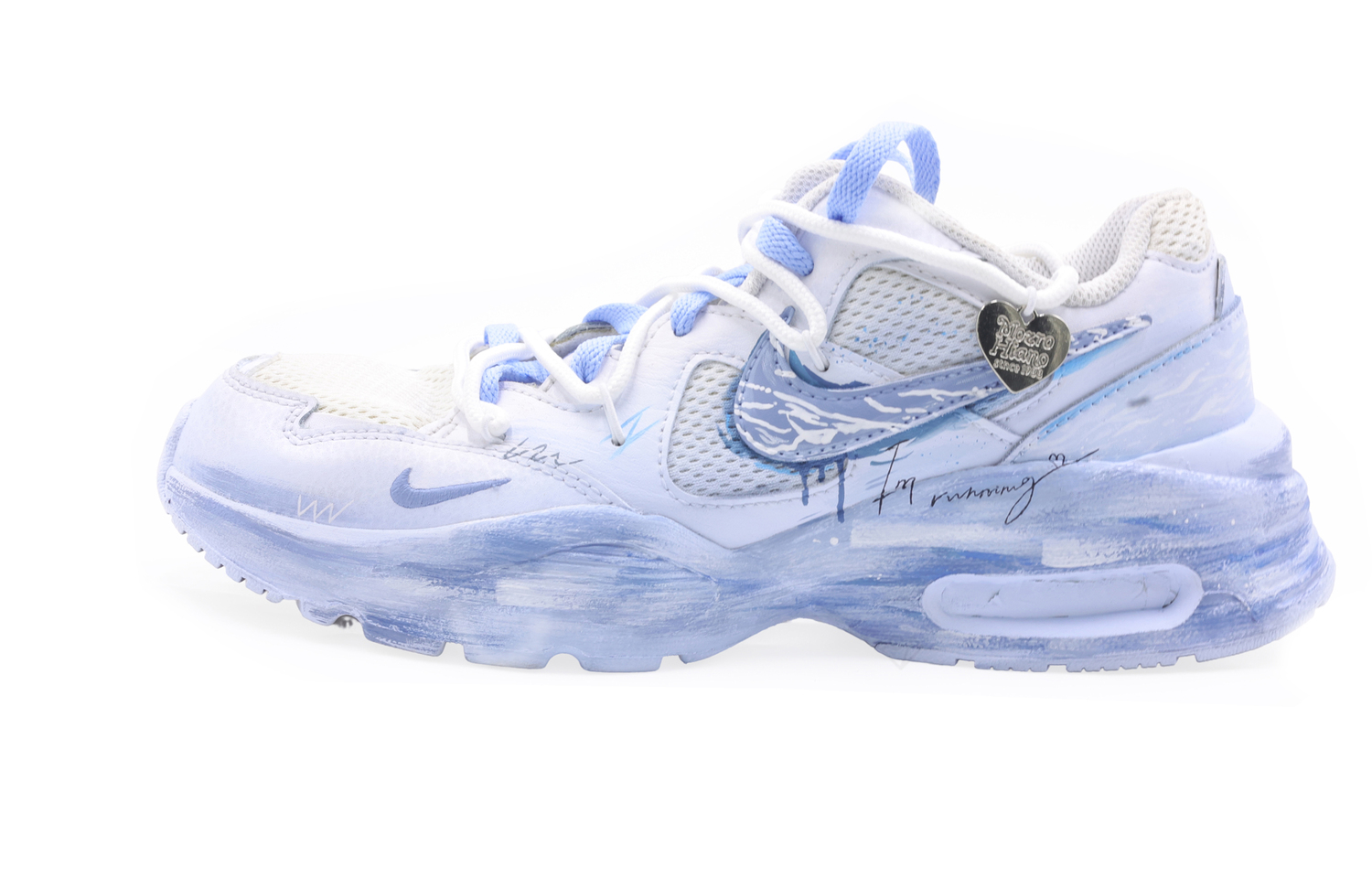 

Кроссовки для беска low top unisex с технологией Air Max Fusion, износостойкие Nike, синий