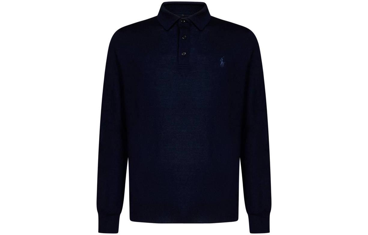 

Поло из шерсти пони Polo Ralph Lauren, Синий