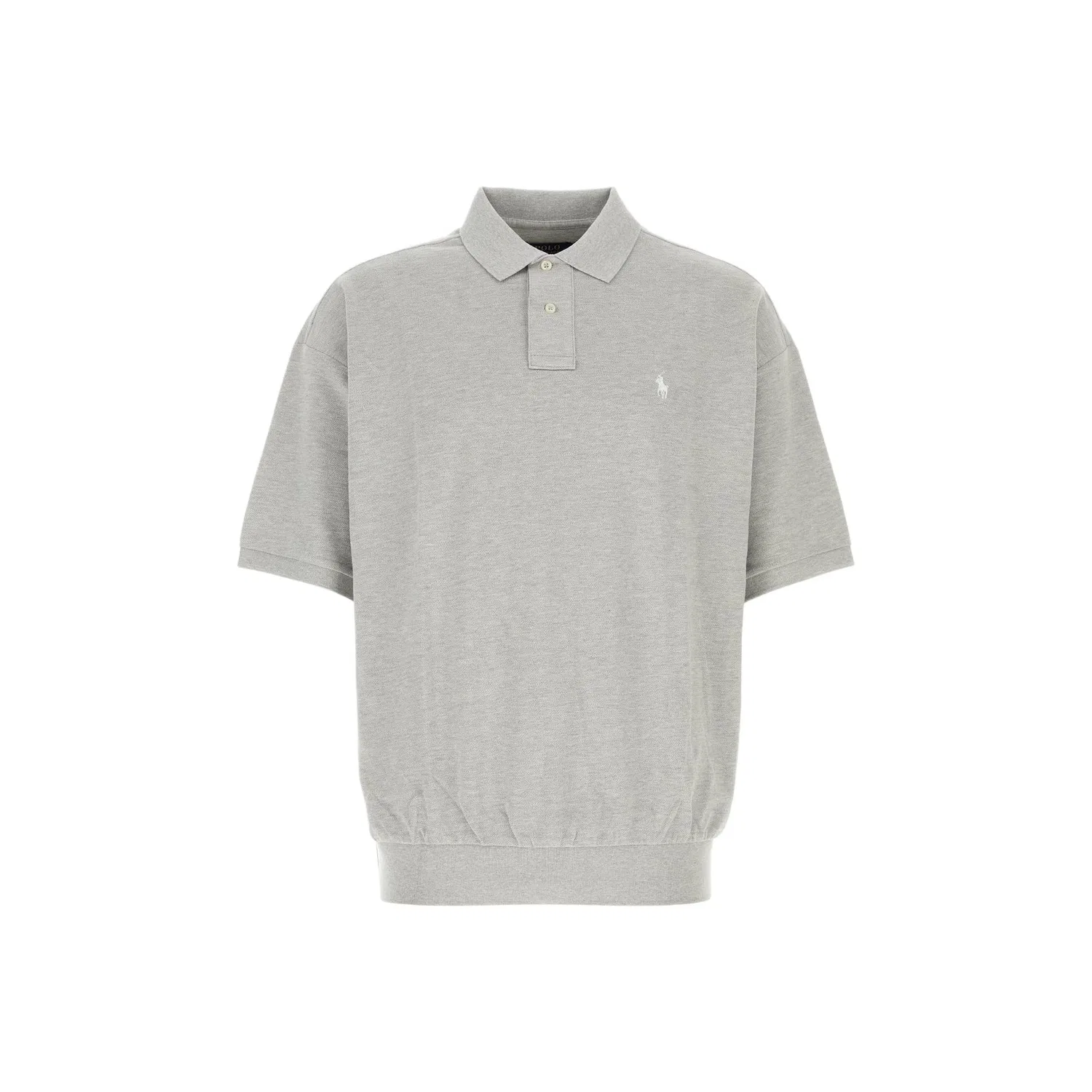 Поло Polo Ralph Lauren свободного кроя серое