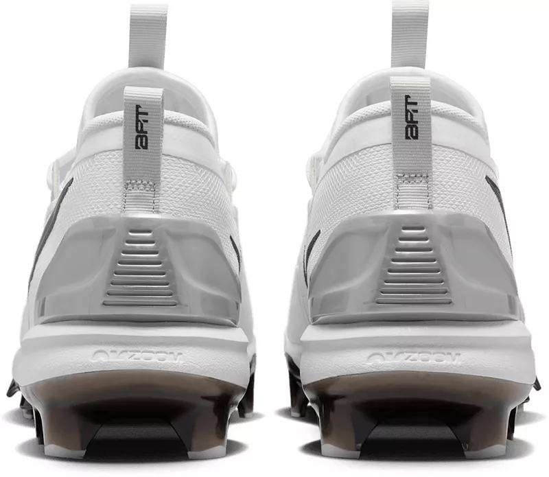 Мужские бейсбольные бутсы Nike Force Zoom Trout 9 Elite MCS, цвет White/Silver/Black — фото 4