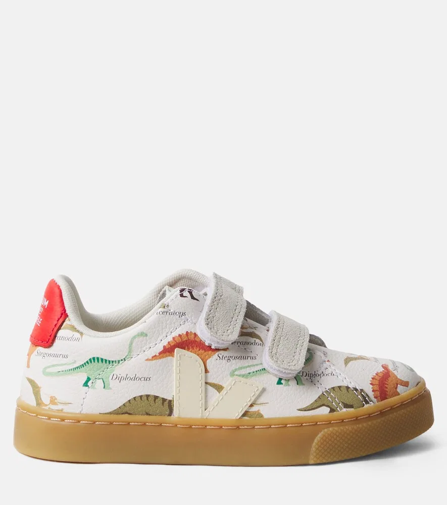Кроссовки Esplar из кожи с принтом Veja Kids, мультиколор — фото 3