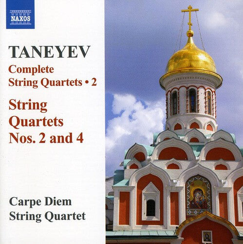 

CD диск Taneyev / Carpe Diem String Quartet: String Quartets 2 & 4