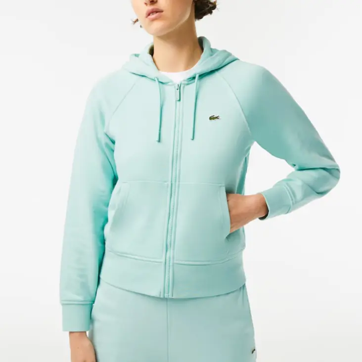 Куртка женская LACOSTE Mint Green, мятный цвет — фото 3