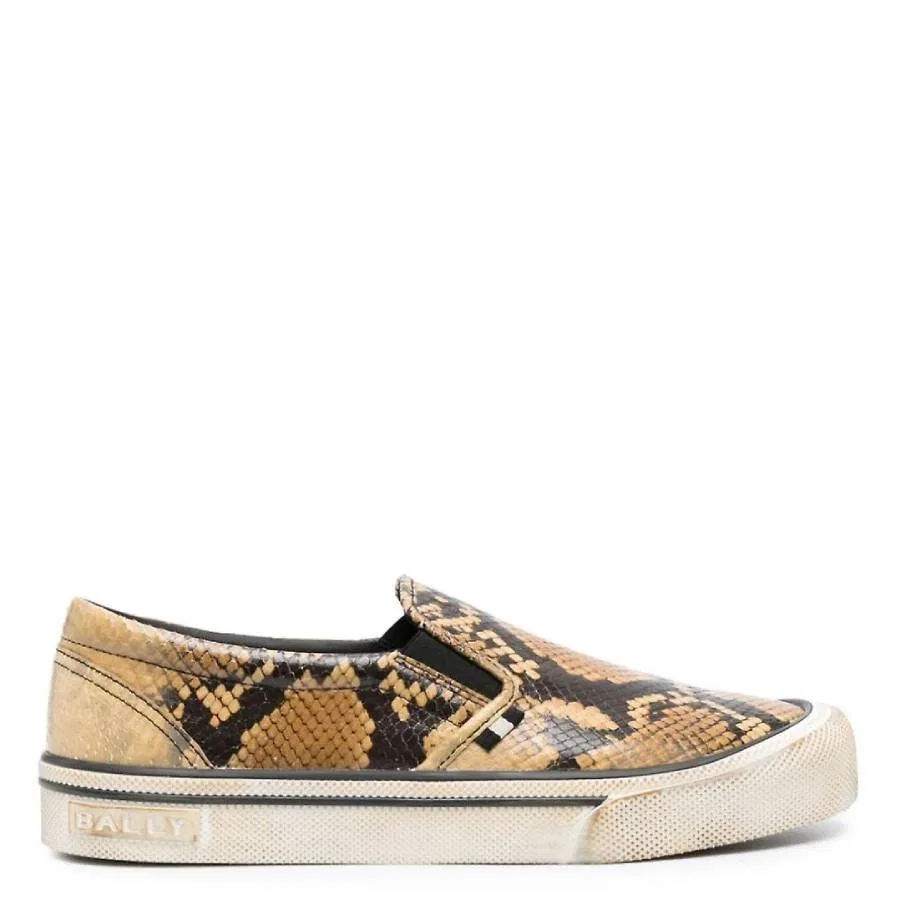 Кроссовки Bally Leory-P с эффектом змеиной кожи, New Rhu 50