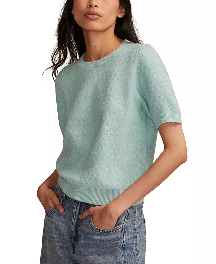

Женская футболка-свитер Cloud Soft с рукавами-фонариками Lucky Brand, синий