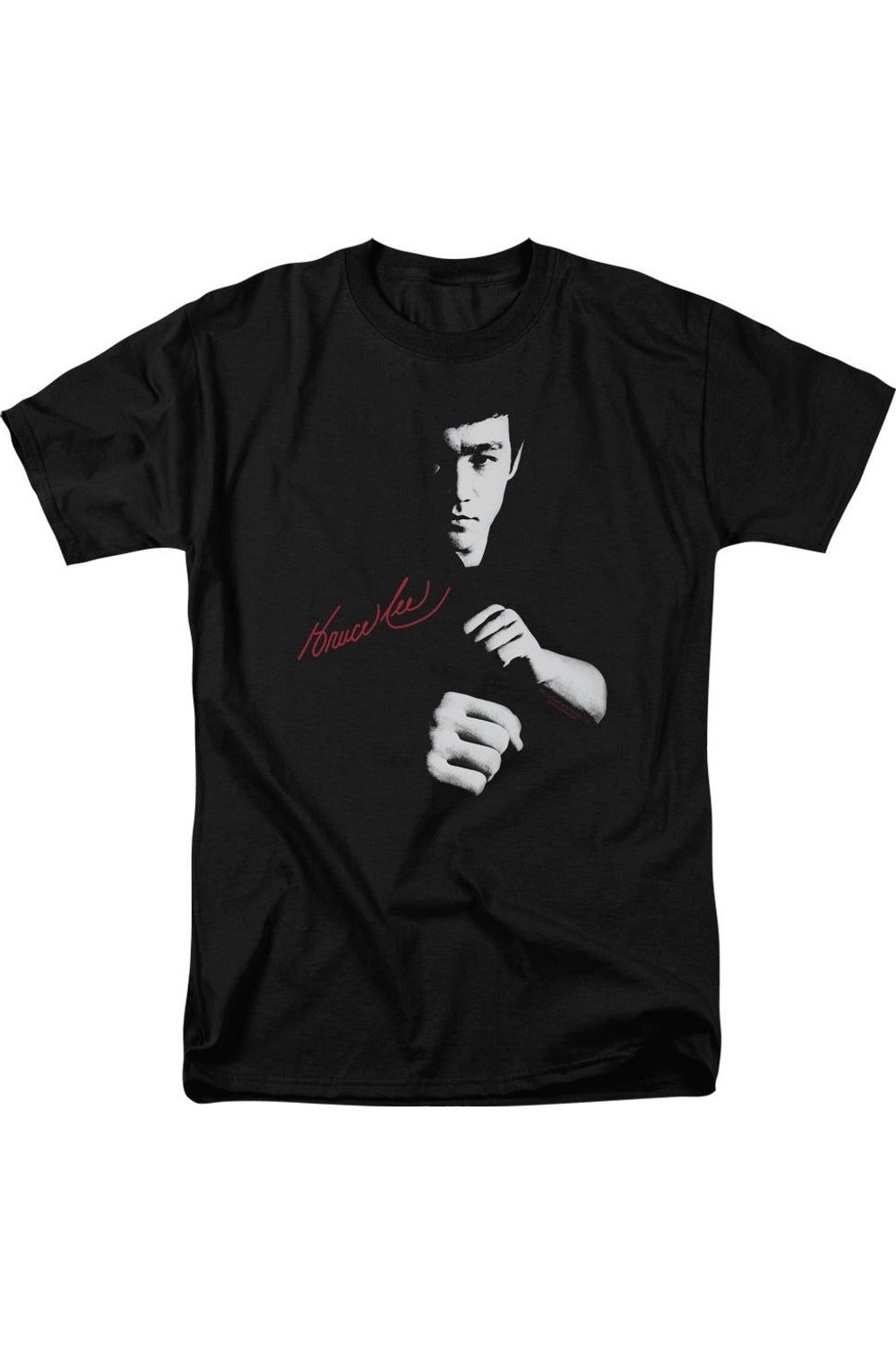 

Футболка с коротким рукавом для взрослых «Брюс Ли: Дракон ждет» Gildan, черный