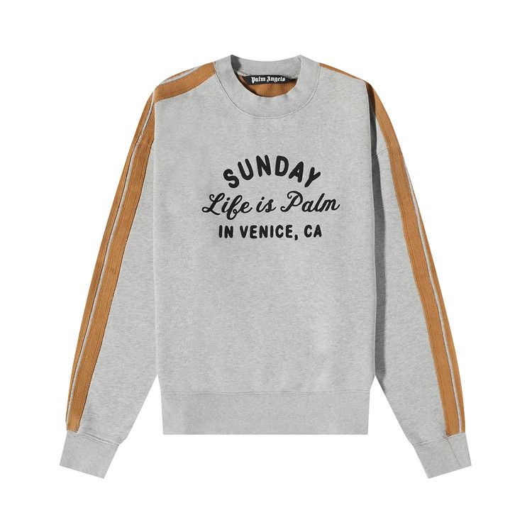 

Свитер Palm Angels Sunday Crew, Melange Grey/Black