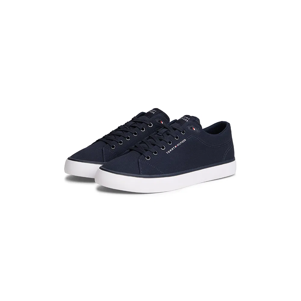 Мужские низкие кеды Harlem Core Canvas тёмно-синие от Tommy Hilfiger — фото 2
