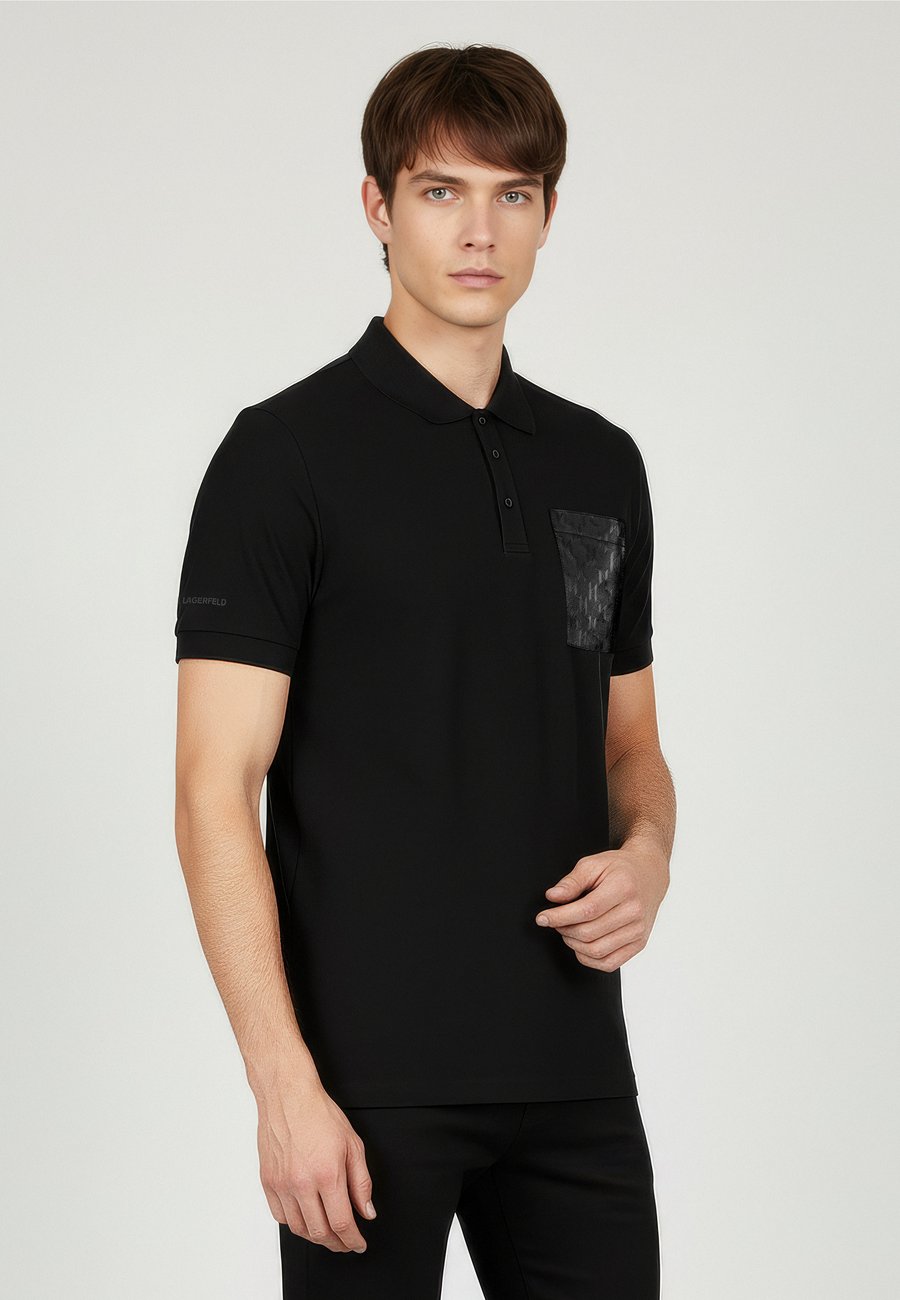 

Поло KARL LAGERFELD BEKLEIDUNG , Black, Черный, Поло KARL LAGERFELD BEKLEIDUNG , Black