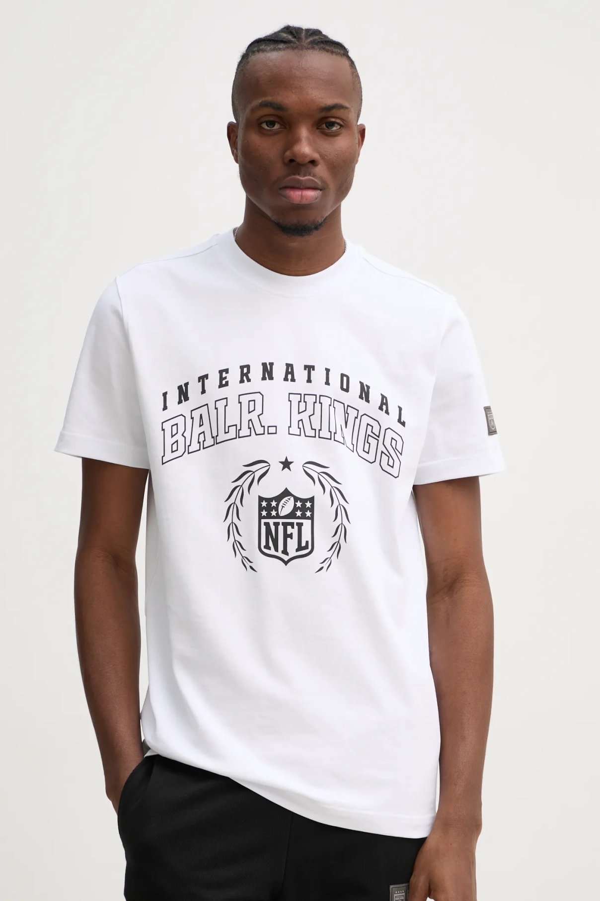 

Хлопковая футболка NFL x BALR BALR., белый