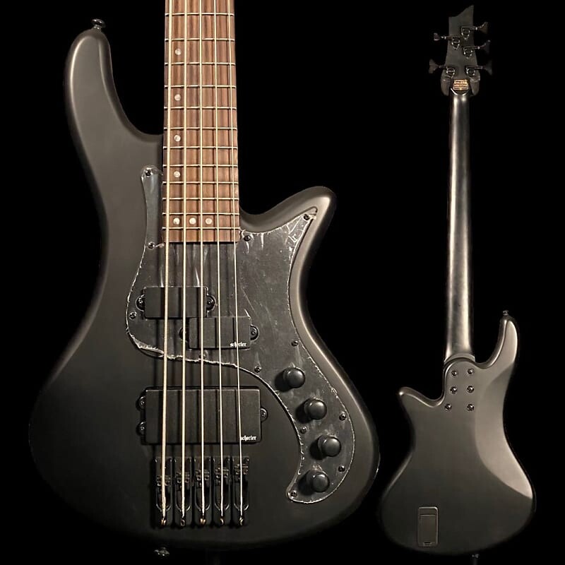 

Басс гитара Schecter Stiletto Stealth 5 Bass Guitar - Satin Black